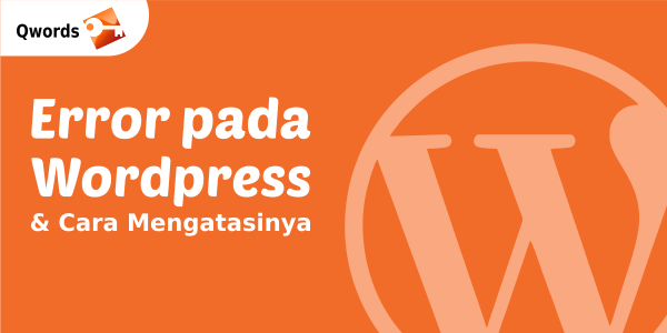 Error Pada WordPress