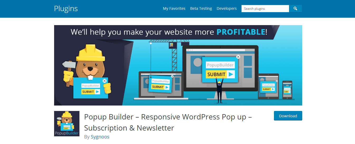 Popup Builder – Responsive WordPress Pop Up – Subscription & Newsletter