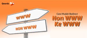 3 Cara Redirect non WWW ke WWW Plus Tutorial, 100% Mudah