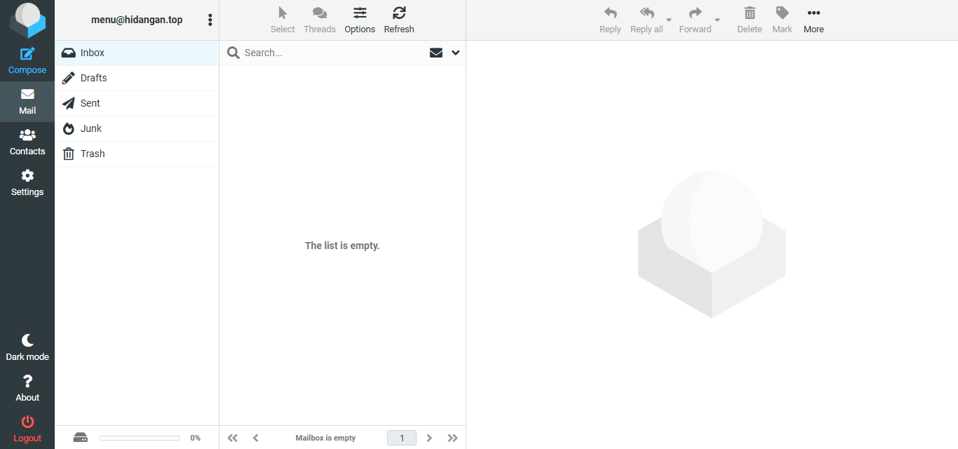 dasbor email bisnis