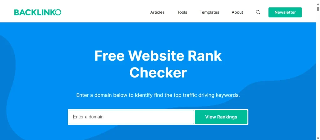 Laman muka Backlinko