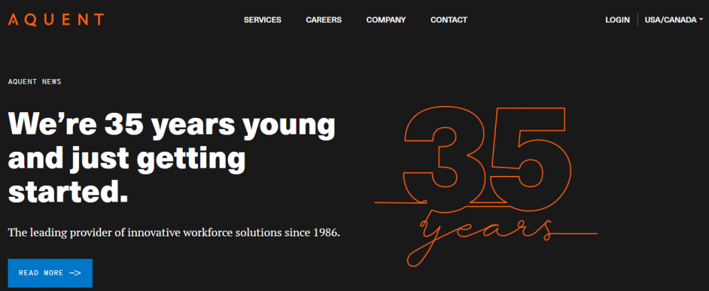 banner website freelance Aquent