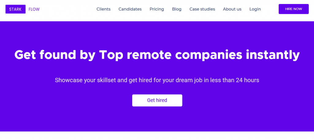 banner website freelancer starkflow
