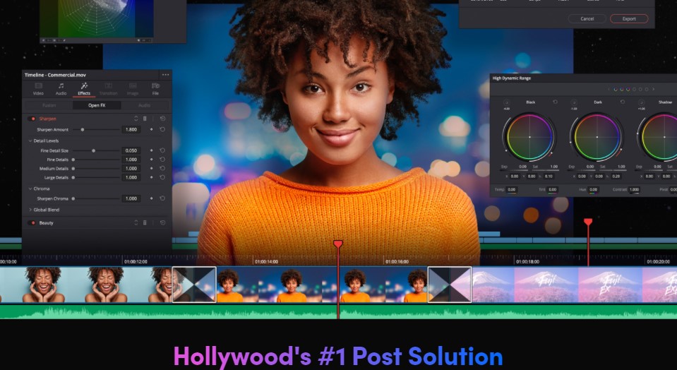 Aplikasi edit video Davinci Resolve