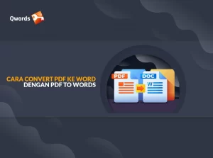 Cara Ubah PDF ke Word dengan PDF to Words