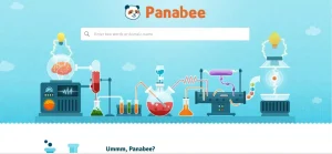 Hasil pencarian Panabee yang menampilkan alternatif nama domain dari variasi ejaan untuk menghindari domain yang sudah dipakai.