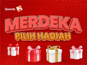 Promo Qwords Hari Kemerdekaan, Merdeka Pilih Hadiah