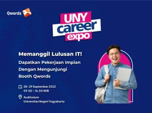 Antusias Membludak, Qwords Ikut dalam UNY Career Expo 2022