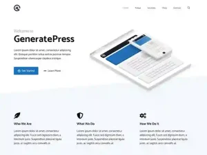 Tema GeneratePress