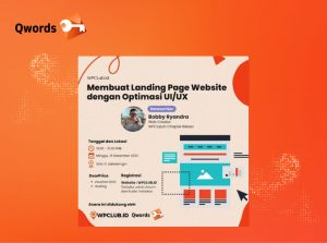 Seru! Event WPClub buat Landing Page Website dengan UI/UX