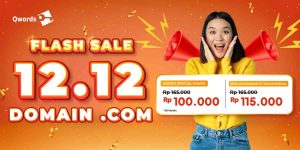 Promo 12.12 | Domain COM Harga 100 Ribu/Tahun