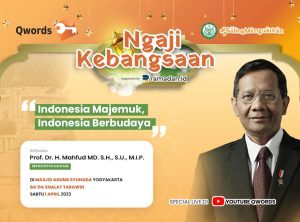 Ngaji Kebangsaan Bareng Mahfud MD di Masjid Syuhada Yogyakarta