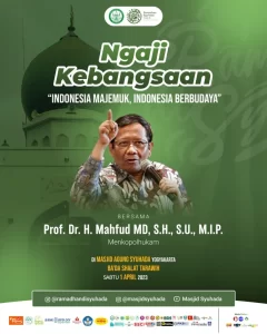 Poster Ngaji Bareng Mahfud MD