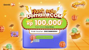 Flash Sale Domain .COM Kini Hadir Kembali!