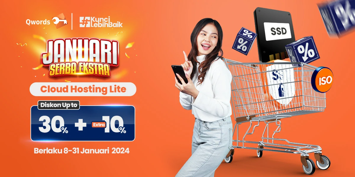 Promo hosting januari 2024 - cloud hosting lite