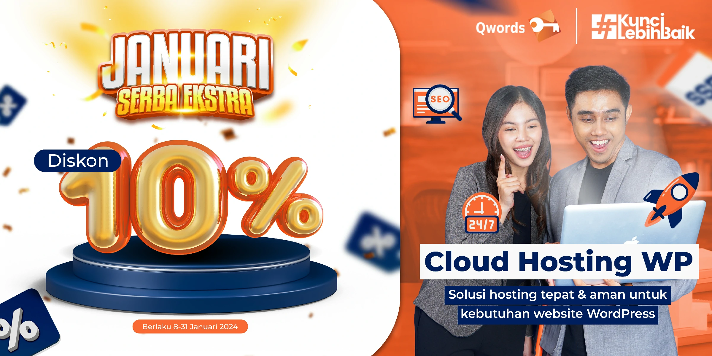 Promo hosting januari 2024 - cloud hosting wp