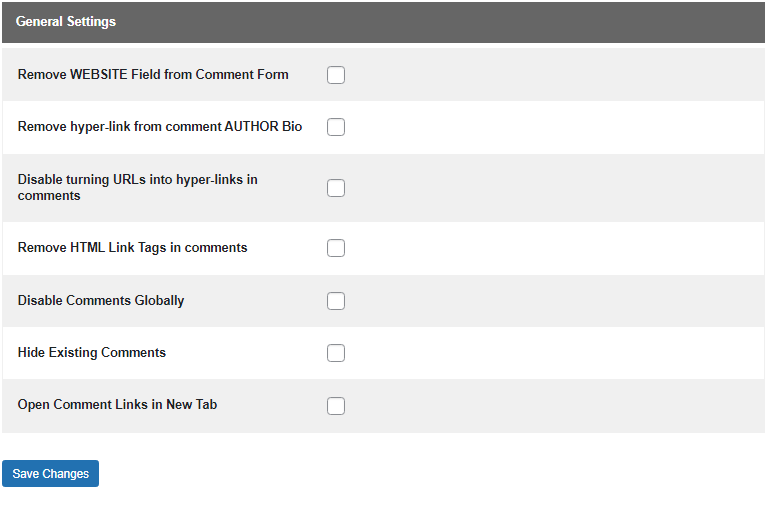 menu plugin yang lengkap