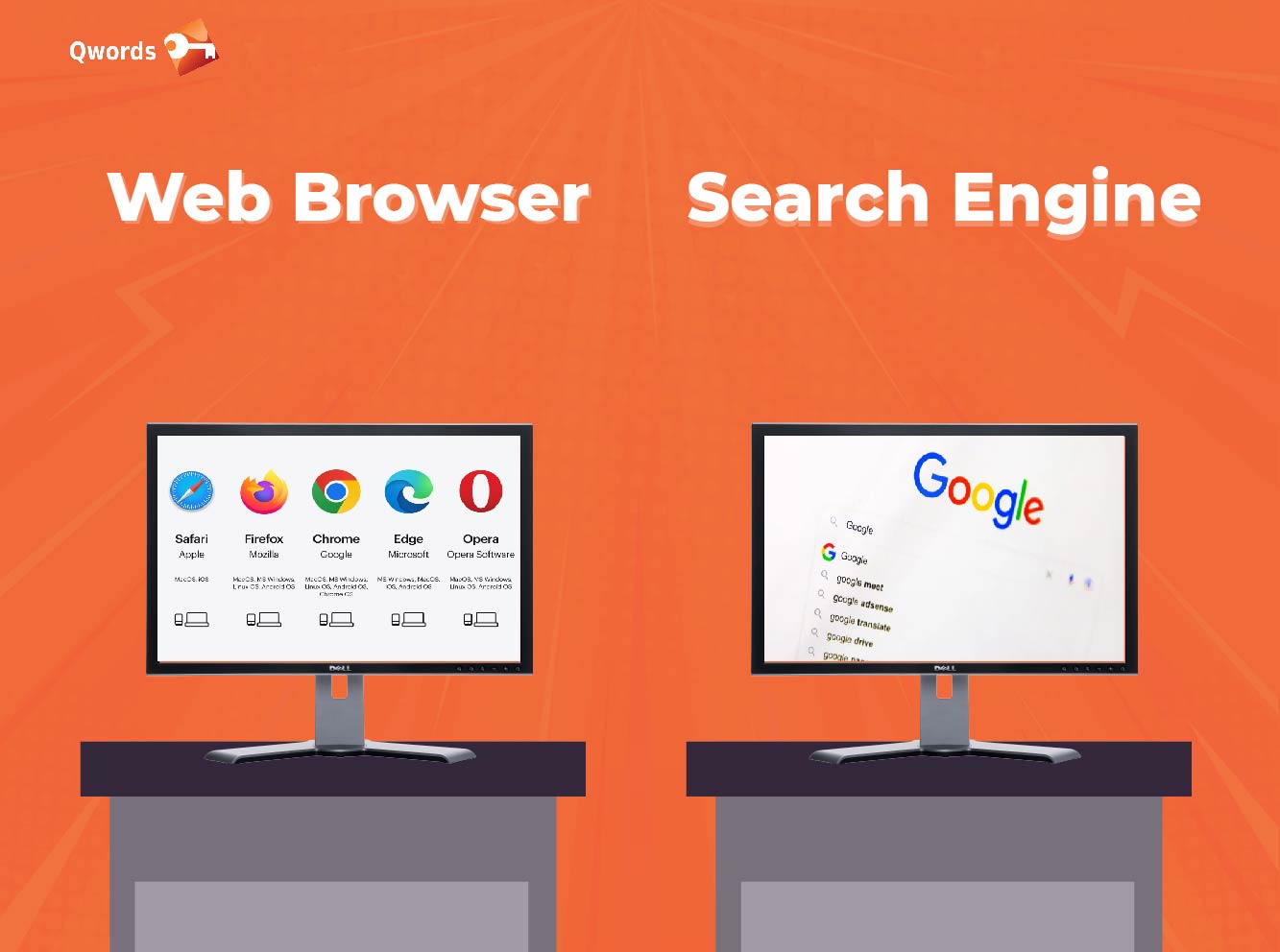 perbedaan web browser vs search engine