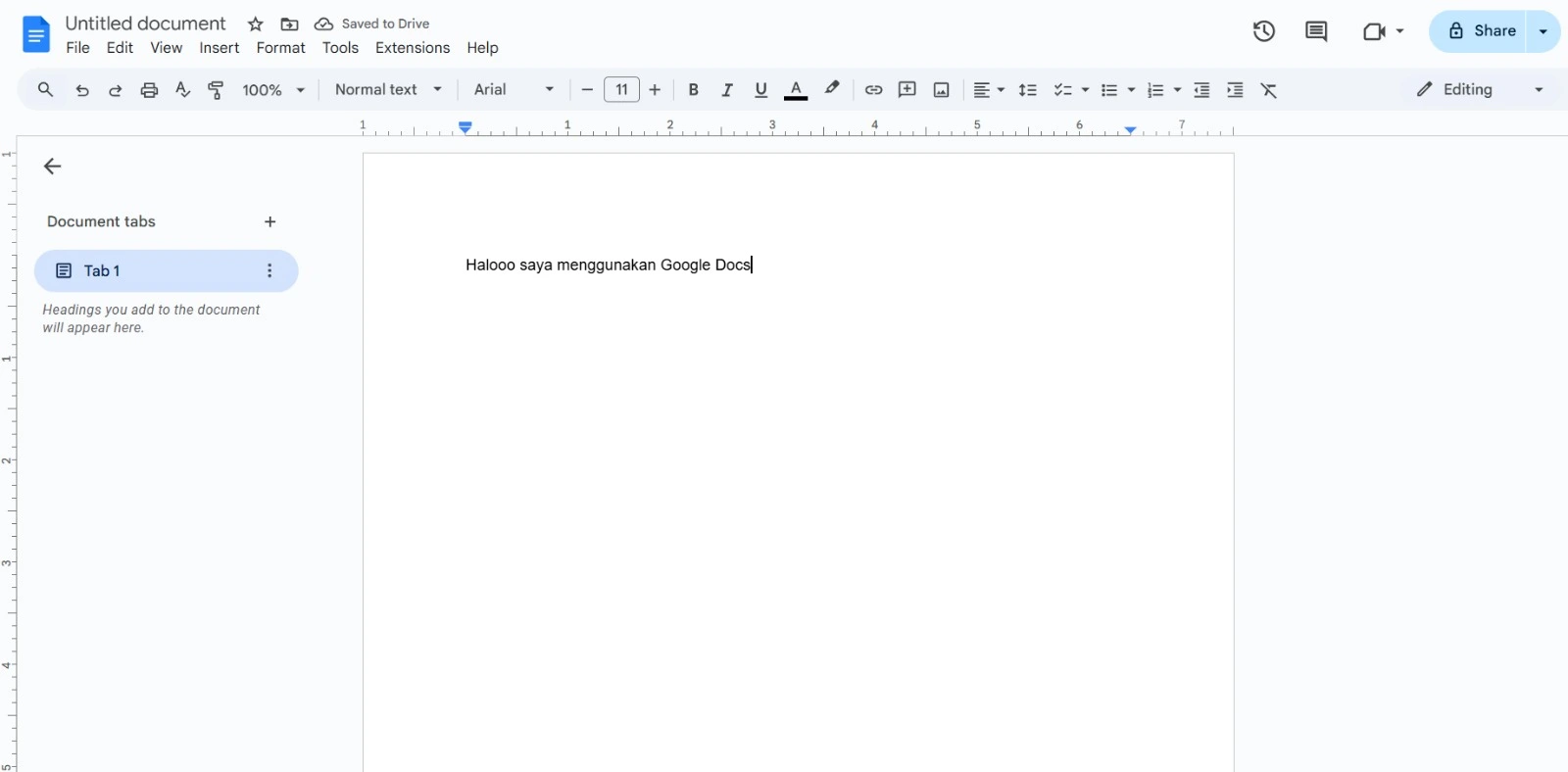 Cara menggunakan google docs