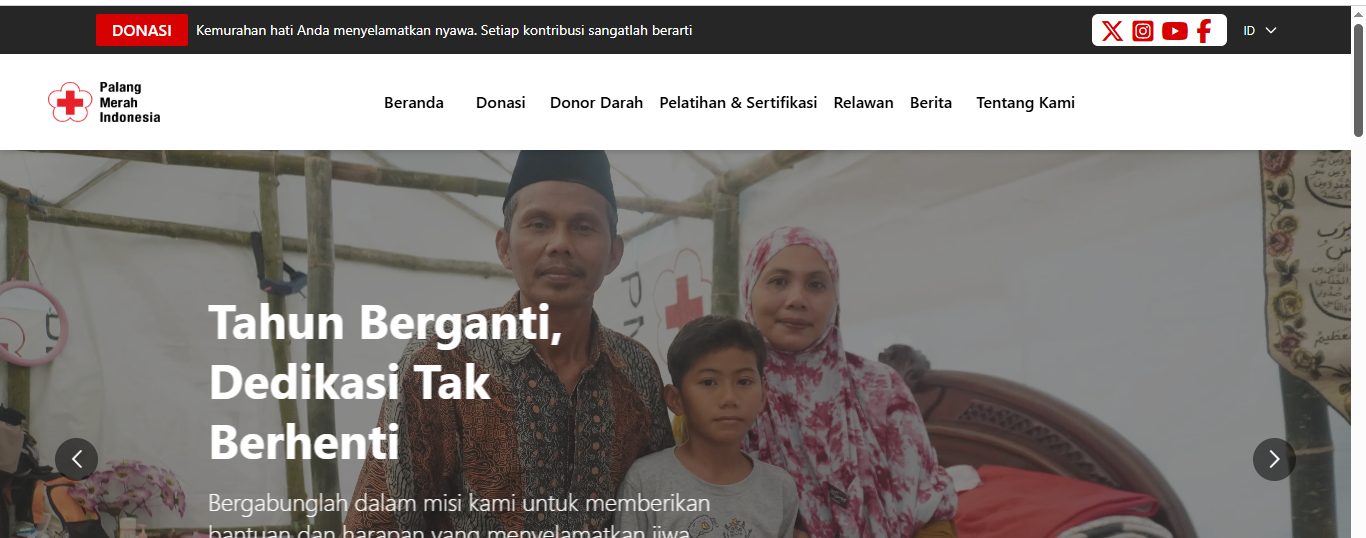 contoh website organisasi