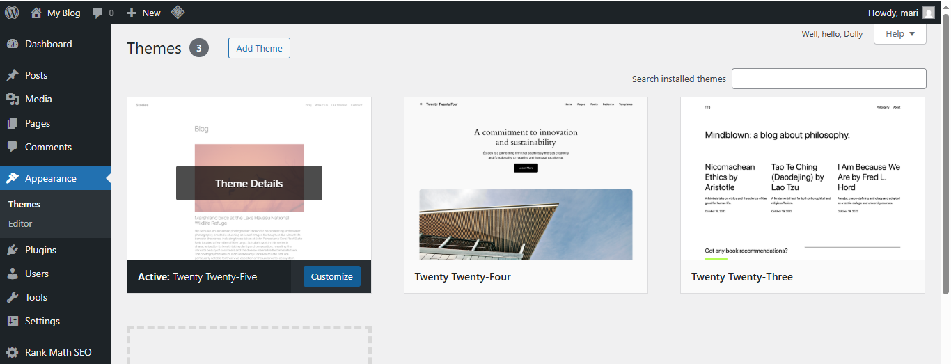 cara membuat footer wordpress