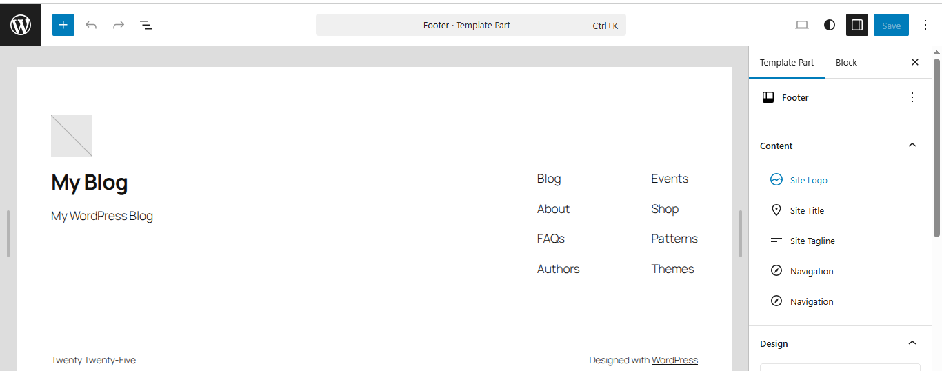 cara membuat footer wordpress