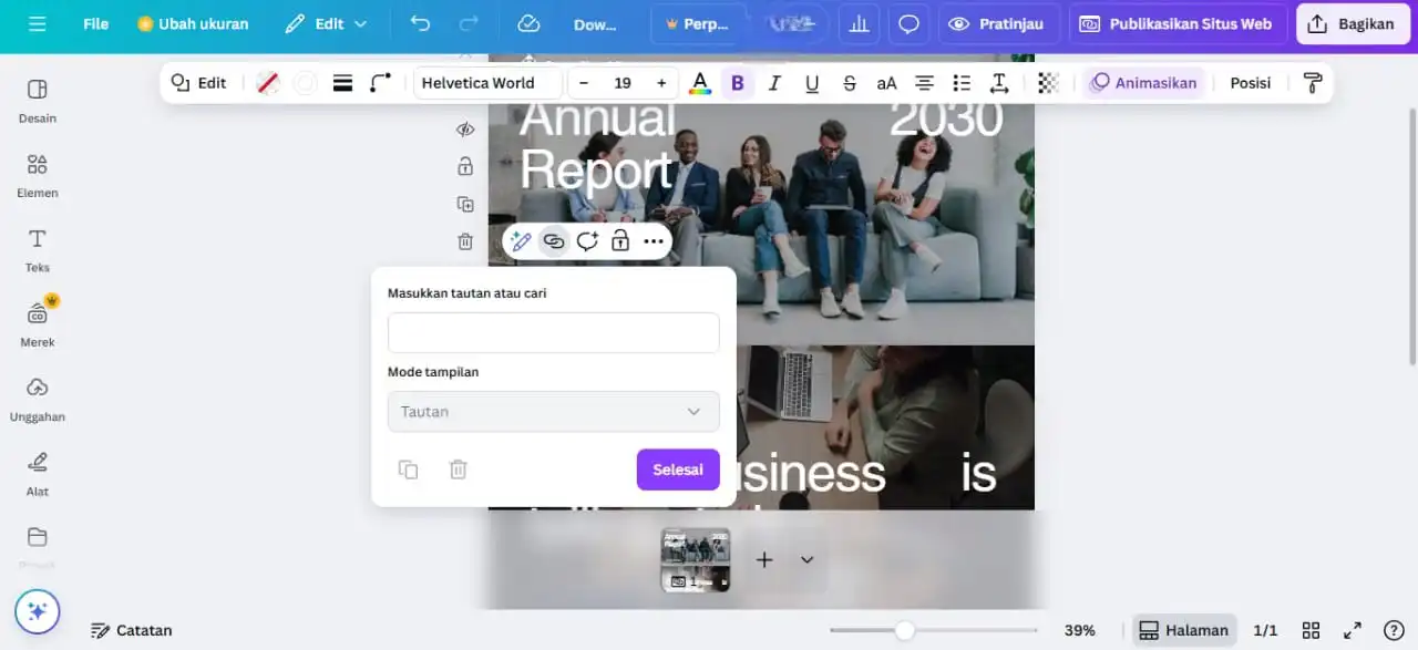 Cara buat website di Canva