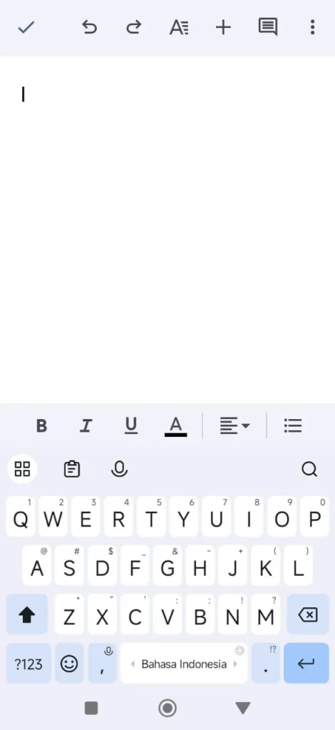 Cara pakai gdocs di HP