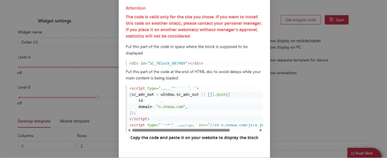 cara pasang iklan adnow di wordpress