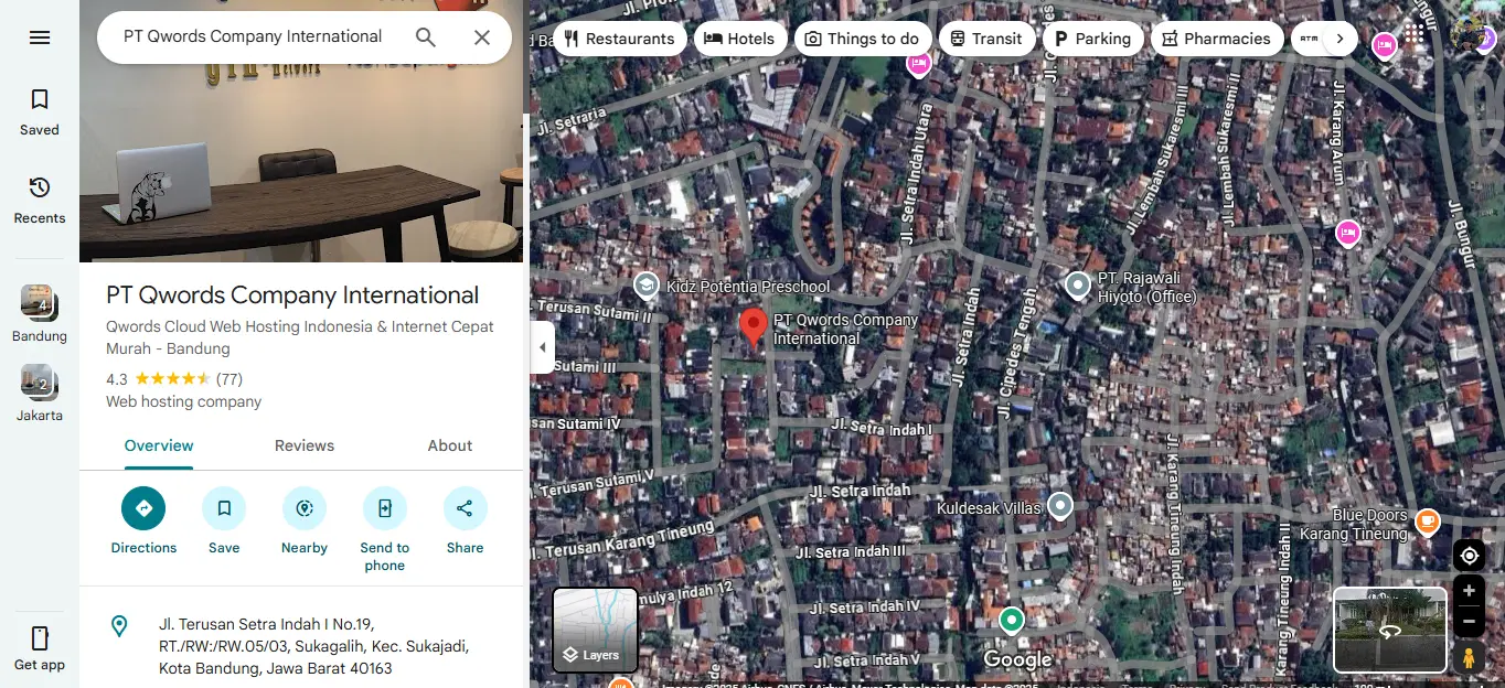 2 Buka Alamat Google Mapsnya