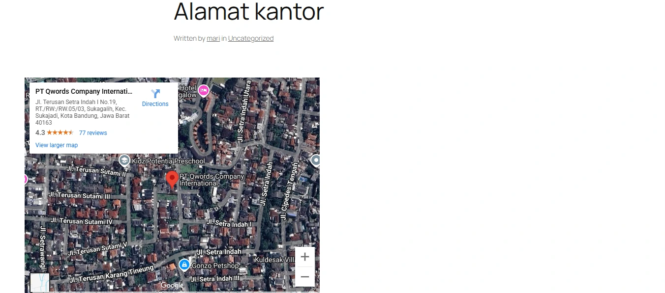 8 Jika sudah maka akan tampil seperti ini