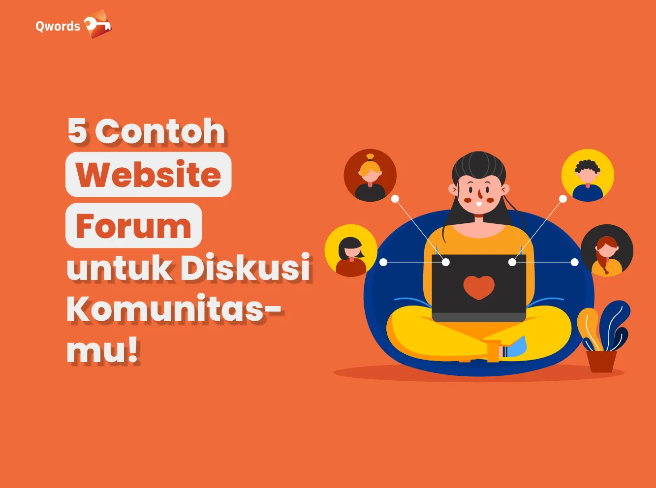 contoh website forum