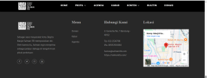 contoh footer website
