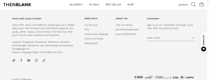 contoh footer website
