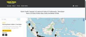 contoh website restoran