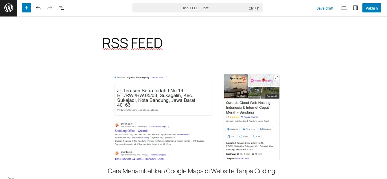 rss feed adalah - hasil akhirnya