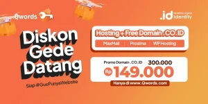 Promo Domain .CO.ID Cuma RP149.000 Aja di Qwords!