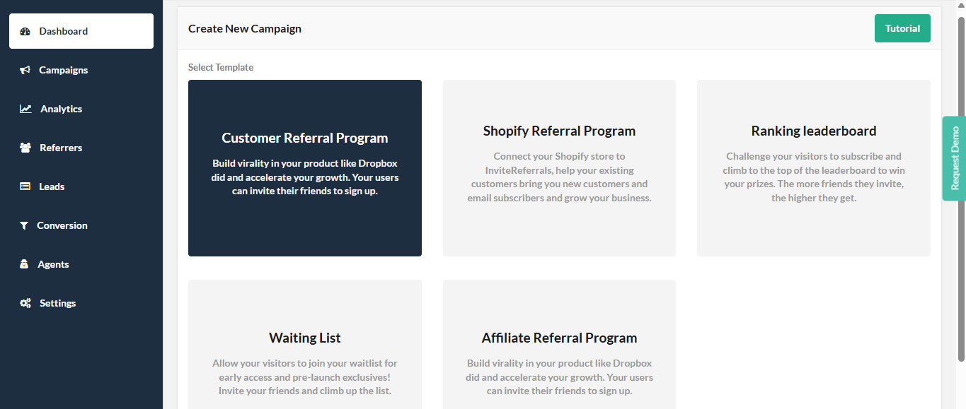 Membuat kode referral di InviteReferrals