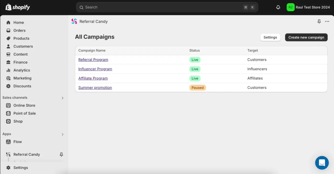 Membuat kode referral di ReferralCandy