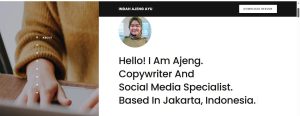 contoh portofolio copywriter