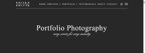 contoh portofolio fotografi