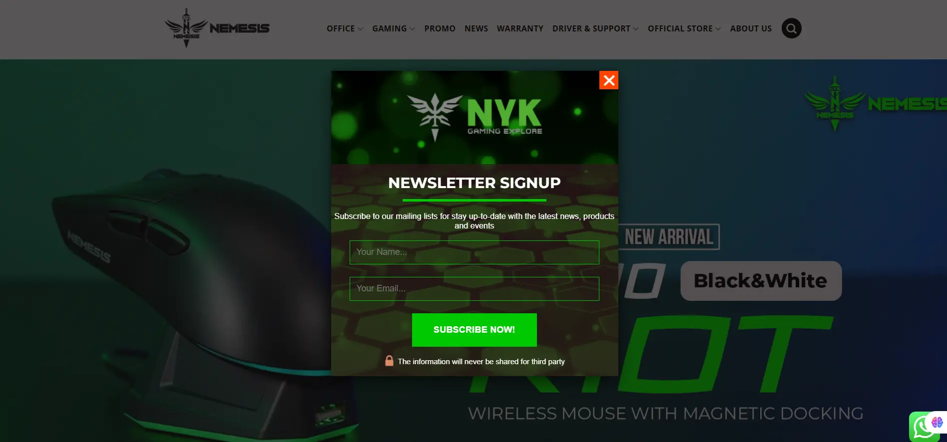 splash page - contoh splash page