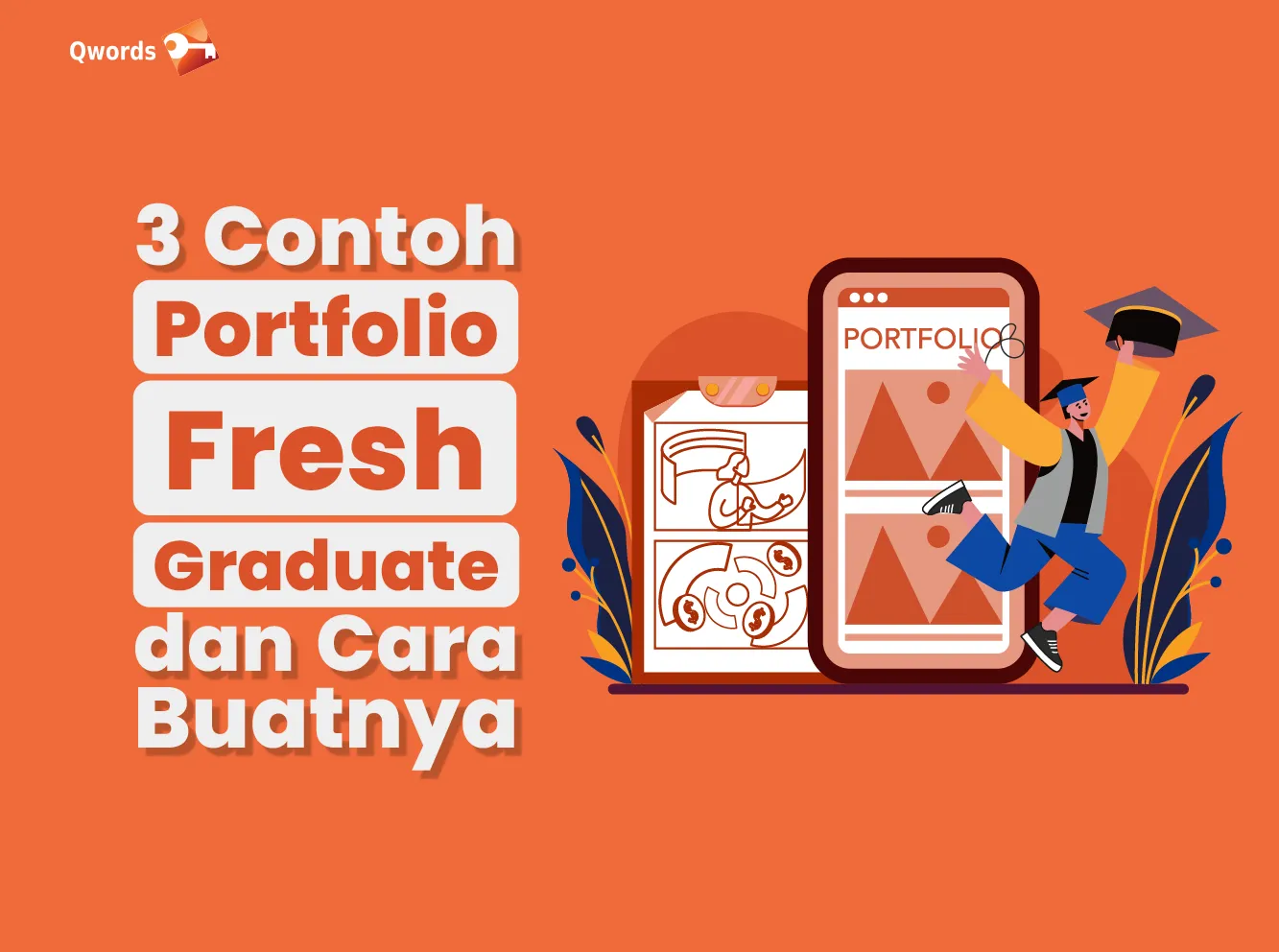 contoh portofolio fresh graduate cover