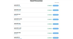 Pilihan Promo Domain yang tersedia di Qwords