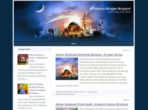 Ramadhan Al-Mubarak Islamic Blogger Template menjadi template blogger yang pas buat kamu yang ingin tetap produktif menulis sambil mengejar traffic di mesin pencari. Dok. Islamic blogger template