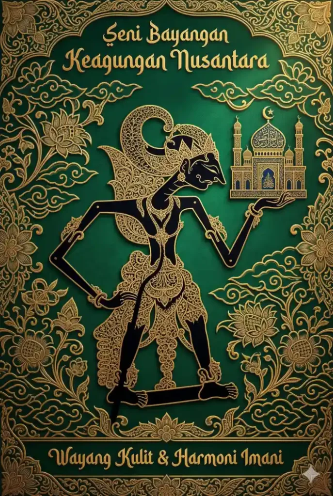 Prompt AI Lebaran Qwords - Ilustrasi Wayang Kulit