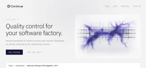 Continue.dev open source AI coding assistant yang bisa dikustomisasi dan terintegrasi dengan berbagai IDE