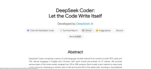 DeepSeek Coder AI model untuk code generation otomatis dan debugging berbagai bahasa pemrograman